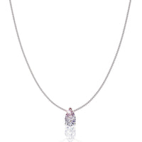 Pear diamond pendant 0.70 carat Sirena Sirena pear diamond necklace DCGEMMES I SI 18 carat White Gold