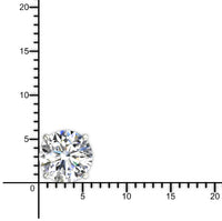0.40 carat round diamond pendant Carillon Round diamond carillon necklace DCGEMMES