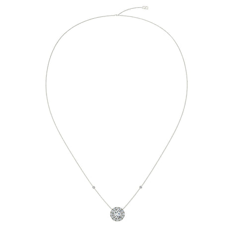 Pendentif diamant rond 1.40 carat Emilia Collier Emilia diamant rond DCGEMMES   